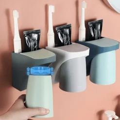 The Blissful Bath Badezimmer-Magnetischer Zahnbürstenhalter – Aufbewahrungslösung für das Badezimmer