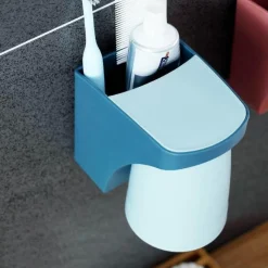 The Blissful Bath Badezimmer-Magnetischer Zahnbürstenhalter – Aufbewahrungslösung für das Badezimmer