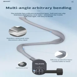 The Outdoor Vault Camping Im Freien|Outdoor-Gadgets-Magnetisches, am Hals montiertes Action-Kamera-Zubehör – Silikonhalterung