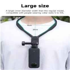 The Outdoor Vault Camping Im Freien|Outdoor-Gadgets-Magnetisches, am Hals montiertes Action-Kamera-Zubehör – Silikonhalterung