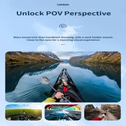 The Outdoor Vault Camping Im Freien|Outdoor-Gadgets-Magnetisches, am Hals montiertes Action-Kamera-Zubehör – Silikonhalterung