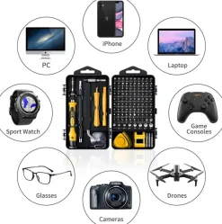 Roam Ready Heimwerkzeuge|Outdoor & Garten-Magnetisches Computer-Reparaturset – Allzweck-Werkzeugset für die Elektronik