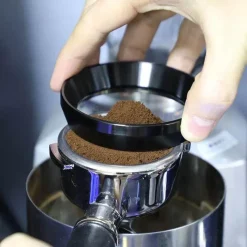 Tom Küche & Esszimmer-Magnetisches Kaffeedosierwerkzeug mit Filterring für 51–53 mm Siebträger, Präzisionsbrühzubehör