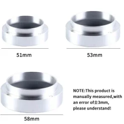 Tom Küche & Esszimmer-Magnetisches Kaffeedosierwerkzeug mit Filterring für 51–53 mm Siebträger, Präzisionsbrühzubehör
