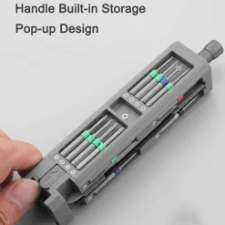 Roam Ready Outdoor-Artikel|Heimwerkzeuge-Magnetisches Mini-Schraubendreher-Set – Kompaktes All-in-One-Werkzeugset