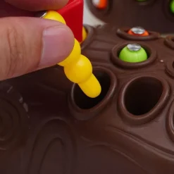 The Decor Haven Babyspielzeug-Magnetisches Spechtspielzeug – lustiges Wurmfangspiel für Kinder