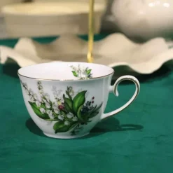 Feast u0026 Flair Küche & Esszimmer-Maiglöckchen-Geschirrset – Elegante florale Geschirrkollektion