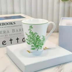 Plates u0026 More Küche & Esszimmer-Maiglöckchen-Set aus Bone China – elegantes Blumengeschirr