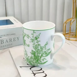 Plates u0026 More Küche & Esszimmer-Maiglöckchen-Set aus Bone China – elegantes Blumengeschirr