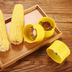 Tom Küche & Esszimmer-Maisschälwerkzeug – Müheloses Entfernen und Schneiden von Maiskörnern