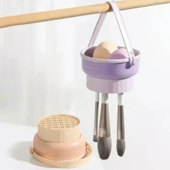 PureGlow Frauenpflege|Körperpflege-Make-up-Pinsel-Organizer – leicht zu reinigende Aufbewahrungsbox