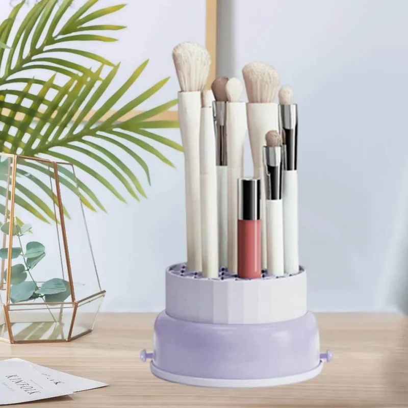 PureGlow Frauenpflege|Körperpflege-Make-up-Pinsel-Organizer – leicht zu reinigende Aufbewahrungsbox