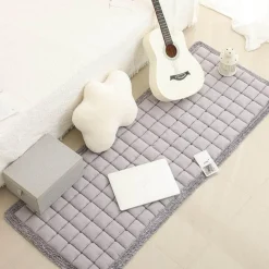 Warm Weaves Boden & Teppiche-Makramee-Gitterteppich – Dekorativer Plissee-Bodenbelag