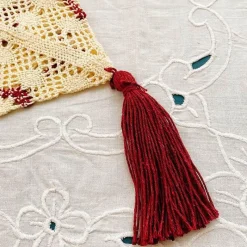 Fine Table Threads Küche & Esszimmer-Makramee-Tischläufer – Wellenhohl-Design, dekorativer Akzent