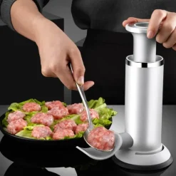 The Culinary Kit Küche & Esszimmer-Manuelle Wurstmaschine – Einfache selbstgemachte Füllmaschine