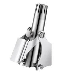 PureGlow Männerpflege|Frauenpflege-Manueller Nasenhaarschneider aus Edelstahl – Pflegewerkzeug