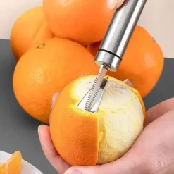 The Culinary Kit Küche & Esszimmer-Manuelles Orangenschälwerkzeug - Einfacher Zitrusfruchtschäler