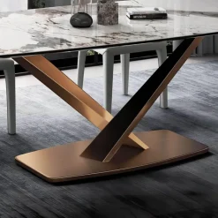 The Lounge Loft Möbel-Marmor-Esstisch – Elegantes Josiane-Design für moderne Wohnungen