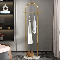 Room to Spare Aufbewahrung Und Organisation-Marmor-Kleiderbügel – Schlichtes Bodenregal für Schlafzimmer & Garderobe