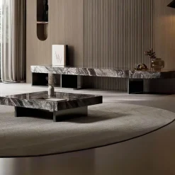 The Lounge Loft Möbel-Marmor-TV-Ständer – Elegante Wohnzimmermöbel