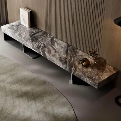 The Lounge Loft Möbel-Marmor-TV-Ständer – Elegante Wohnzimmermöbel