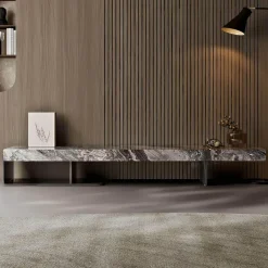 The Lounge Loft Möbel-Marmor-TV-Ständer – Elegante Wohnzimmermöbel