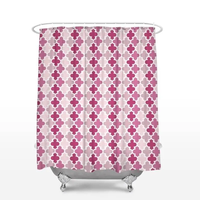 Aqua Essence Badezimmer-Marokkanischer Palast Duschvorhang - Schickes Badezimmerdekor