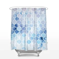 Aqua Essence Badezimmer-Marokkanischer Palast Duschvorhang - Schickes Badezimmerdekor