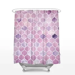 Aqua Essence Badezimmer-Marokkanischer Palast Duschvorhang - Schickes Badezimmerdekor