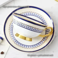 Feast u0026 Flair Küche & Esszimmer-Marokkanisches Porzellan-Teeservice – Elegante Teekanne und Teetassen