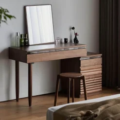 The Lounge Loft Möbel-Marokko Frisiertisch - Eleganter Schminktisch mit Spiegel