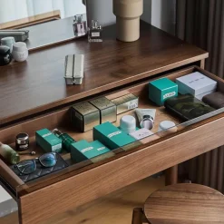 The Lounge Loft Möbel-Marokko Frisiertisch - Eleganter Schminktisch mit Spiegel