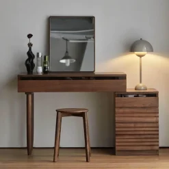 The Lounge Loft Möbel-Marokko Frisiertisch - Eleganter Schminktisch mit Spiegel