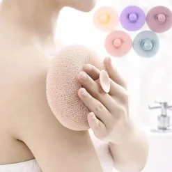 The Blissful Bath Männerpflege|Frauenpflege-Massagebürste mit Saugnapf – Soft Spa Tool