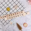 The Decor Haven Babyspielzeug-Mathe-Spielzeug aus Holz – Kreatives Lernwerkzeug für Kinder