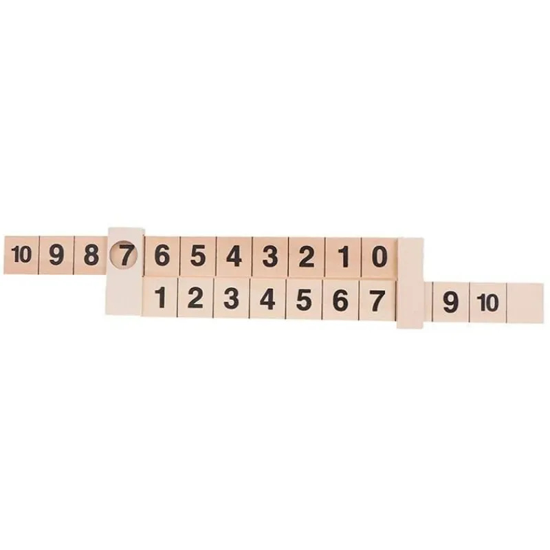 The Decor Haven Babyspielzeug-Mathe-Spielzeug aus Holz – Kreatives Lernwerkzeug für Kinder