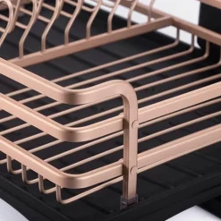 Space Savvy Küche & Esszimmer-Mattes Abtropfgestell – Stilvoller Küchen-Organizer