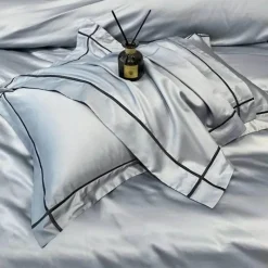 Cozy Haven Bettzeug-Mauvefarbenes Bettlakenset aus ägyptischer Baumwolle – Luxuriöse Bettwäsche