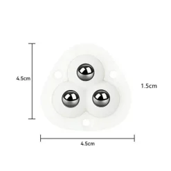 The Decor Haven Gadgets Für Zuhause-Möbeltransportrollen – selbstklebende Drehrollen zum Heben schwerer Lasten