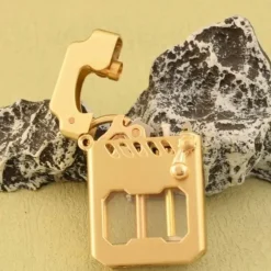 Cozy Living Camping-Werkzeuge|Camping Im Freien-Mechanisches Retro-Feuerzeug – Klassischer Flammenzünder