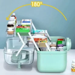 Tranquil Touch Gesundheits-Gadgets|Gesundheits- Und Entspannungstools-Medizinischer Aufbewahrungs-Organizer - Box für Gesundheitsbedarf