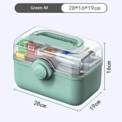 Tranquil Touch Gesundheits-Gadgets|Gesundheits- Und Entspannungstools-Medizinischer Aufbewahrungs-Organizer - Box für Gesundheitsbedarf