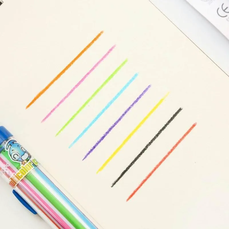 The Decor Haven Babyspielzeug-Mehrfarbiger Kinderstift – Lustiges, einziehbares Künstlerzubehör für Kinder