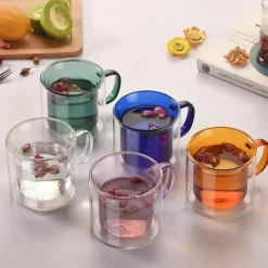 Plates u0026 More Küche & Esszimmer-Mehrfarbiges Weinglas-Set – Vielseitiges Trinkgeschirr für Tee, Kaffee, Cocktails, Spirituosen