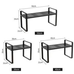 The Decor Haven Küche & Esszimmer-Mehrschichtiger Geschirr-Organizer – Aufbewahrungslösung für die Küchenarbeitsplatte