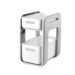 Space Savvy Küche & Esszimmer-Mehrschichtiges, modernes und elegantes Lagerregal für Zuhause