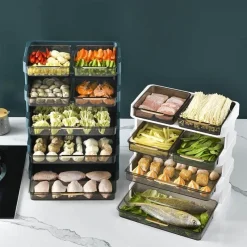 Space Savvy Küche & Esszimmer-Mehrstöckiges Küchenregal – leicht zugänglicher Organizer