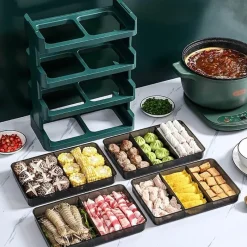 Space Savvy Küche & Esszimmer-Mehrstöckiges Küchenregal – leicht zugänglicher Organizer