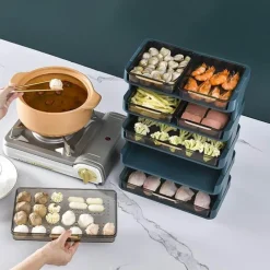 Space Savvy Küche & Esszimmer-Mehrstöckiges Küchenregal – leicht zugänglicher Organizer