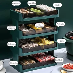 Space Savvy Küche & Esszimmer-Mehrstöckiges Küchenregal – leicht zugänglicher Organizer